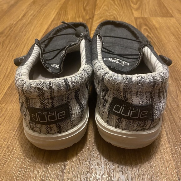 Hey Dude Wally Funk Carbon Shoes Men‎ Size 9 Blue Casual Slightly Used - Picture 3 of 6